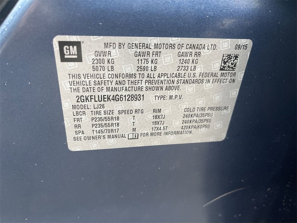 Used 2016 GMC Terrain SLT w/ Open Road Package image 33