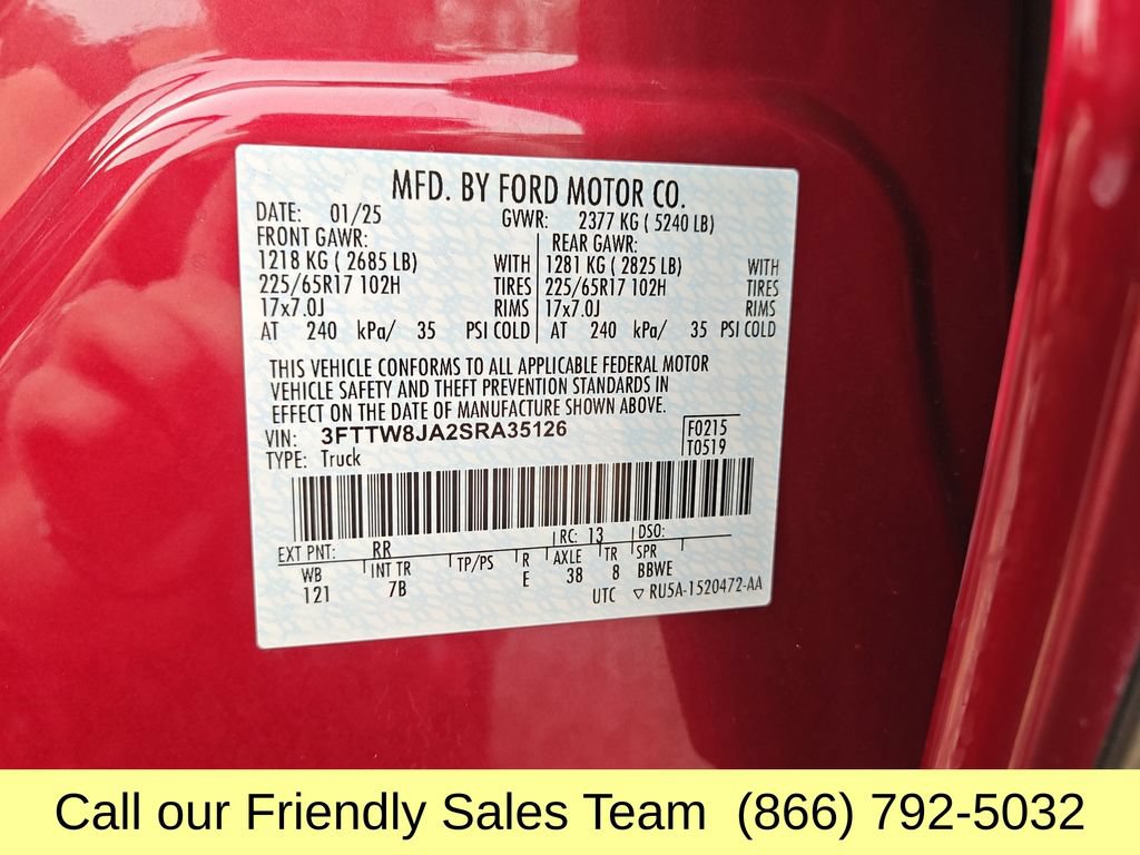 Used 2025 Ford Maverick XLT w/ Equipment Group 302A AWD/4WD image 29