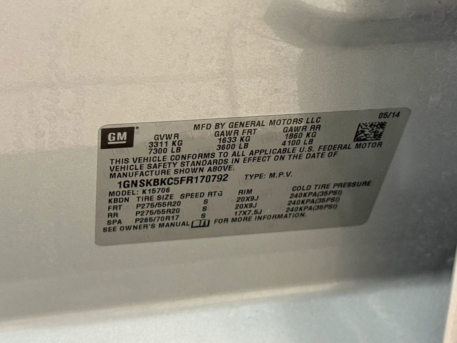 Used 2015 Chevrolet Tahoe LT AWD/4WD image 42