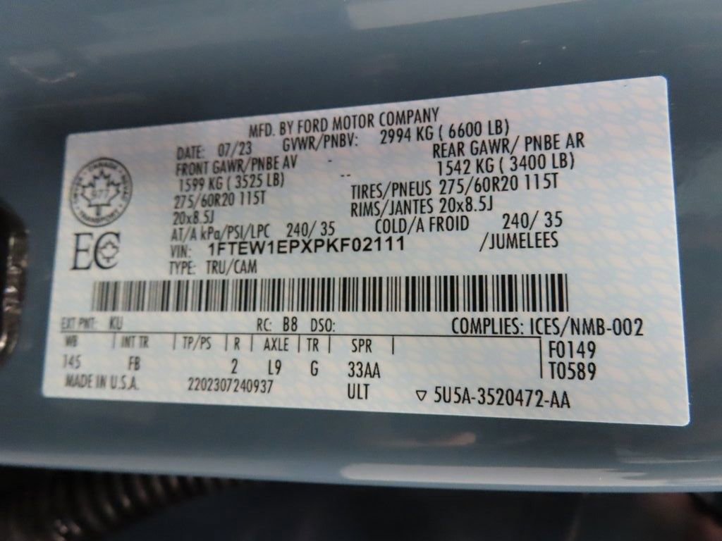 Used 2023 Ford F150 XLT w/ Equipment Group 302A High AWD/4WD image 54