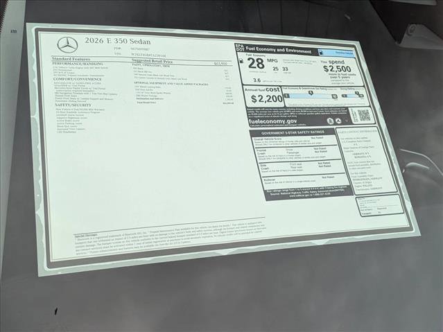 New 2026 Mercedes-Benz E 350 Sedan image 16