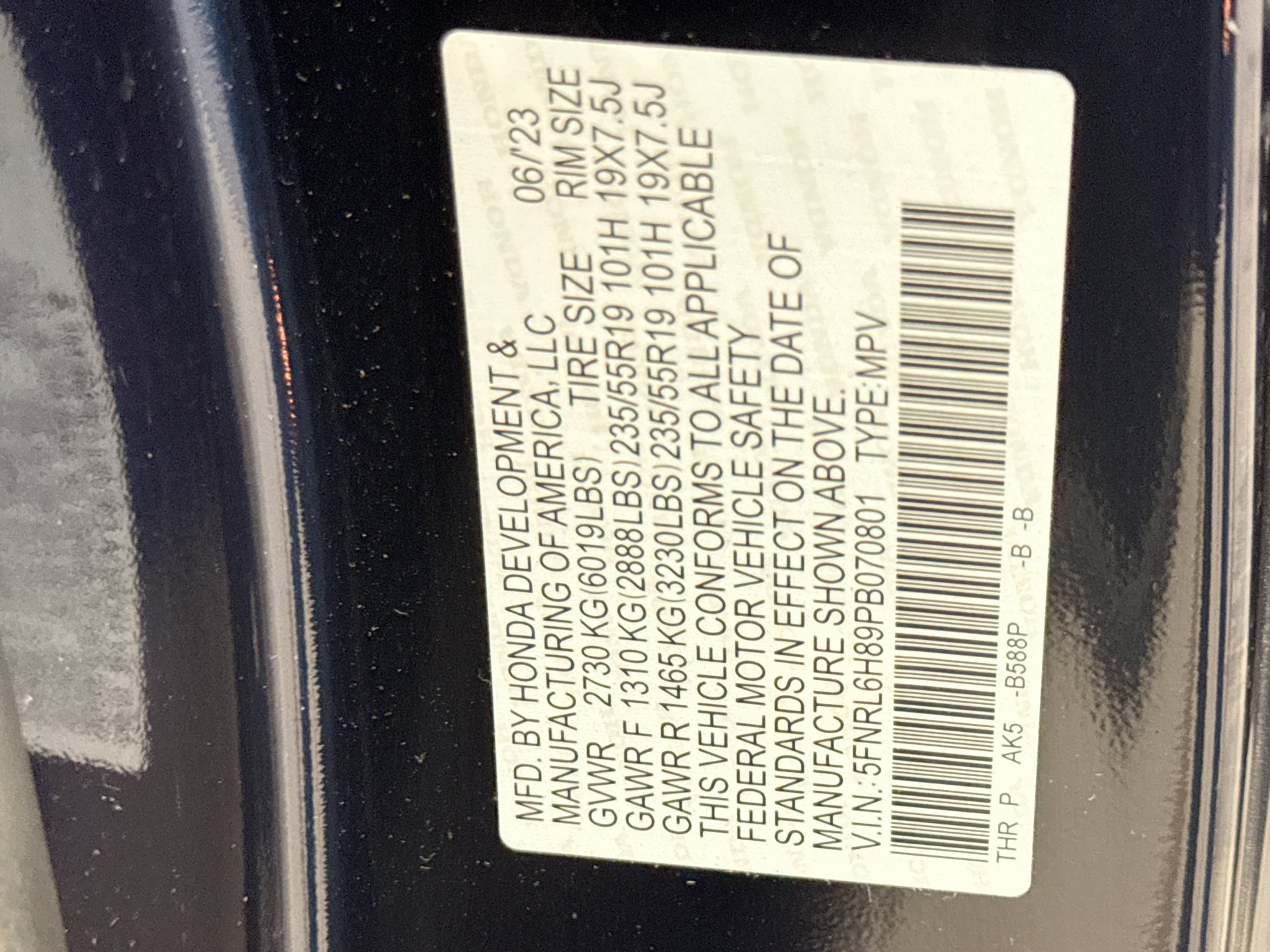 Used 2023 Honda Odyssey Touring image 26