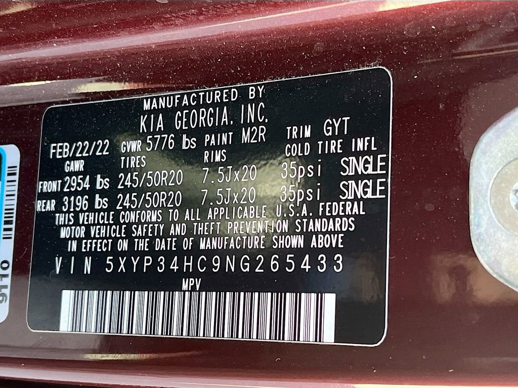 Used 2022 Kia Telluride EX w/ EX Premium Package FWD image 33