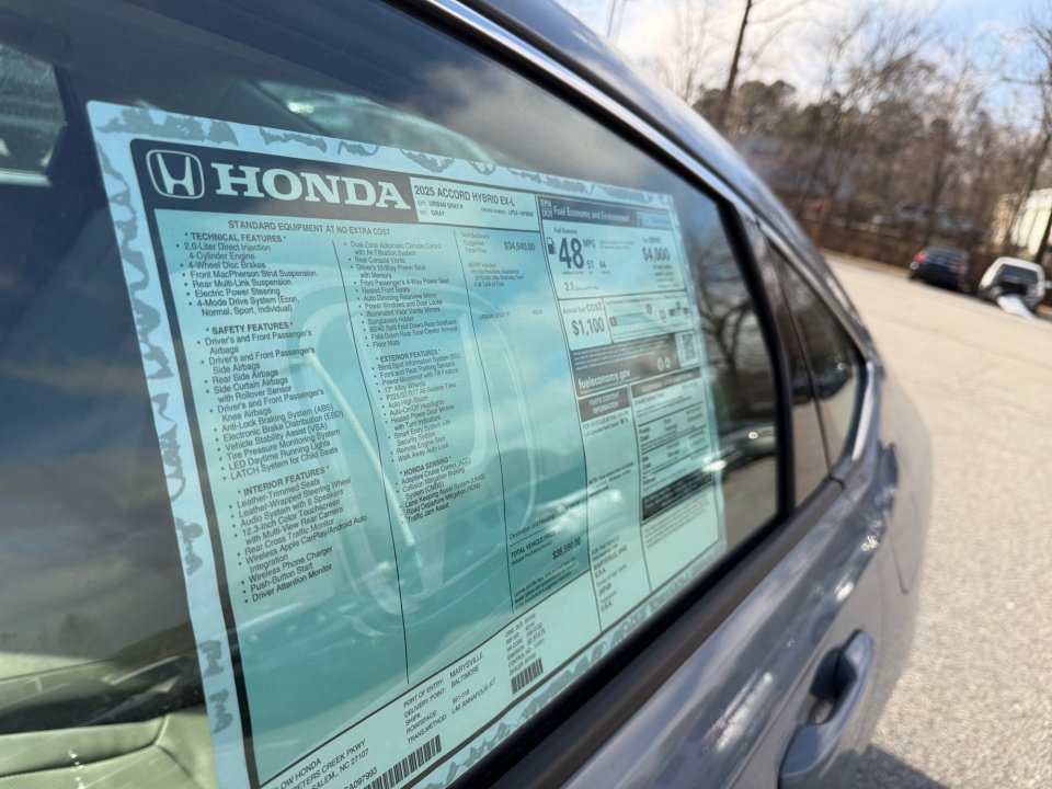 New 2025 Honda Accord EX-L image 33