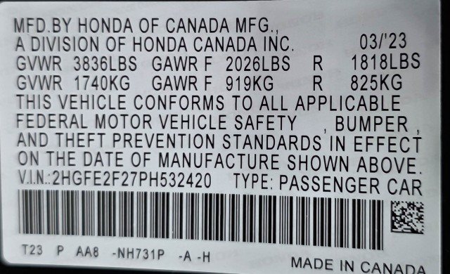 Used 2023 Honda Civic LX image 39