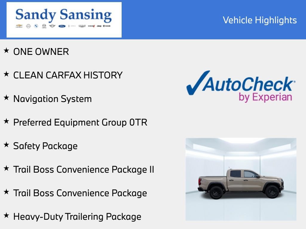 Used 2024 Chevrolet Colorado Trail Boss w/ Advanced Trailering Package AWD/4WD image 7