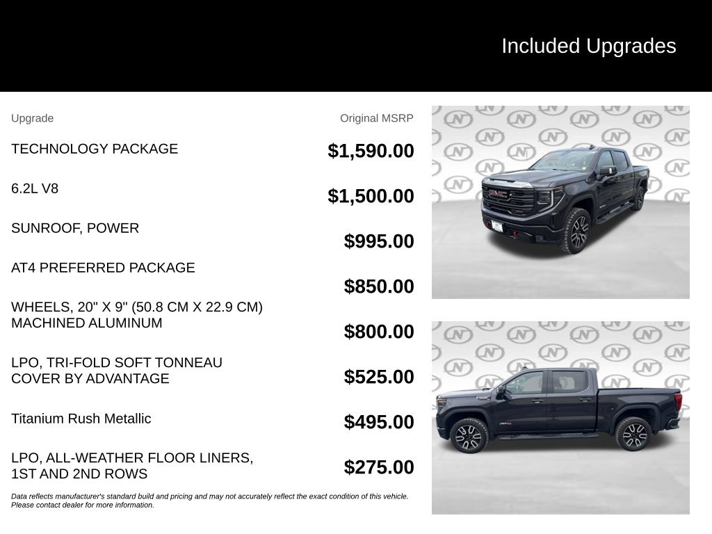 Certified 2023 GMC Sierra 1500 AT4 w/ Technology Package AWD/4WD image 3