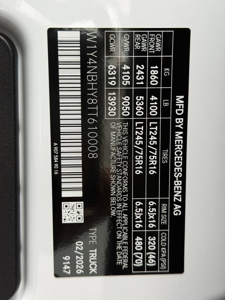 New 2026 Mercedes-Benz Sprinter 2500 image 10
