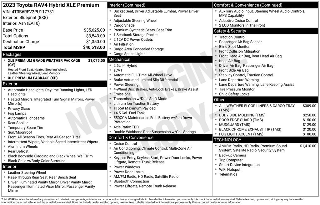 Certified 2023 Toyota RAV4 XLE Premium AWD/4WD image 28