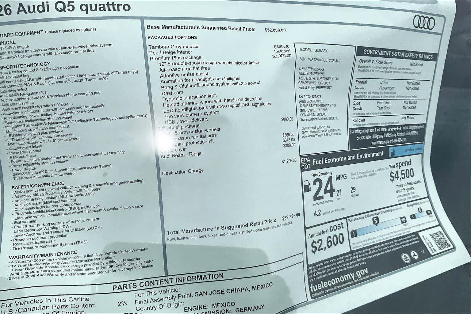 New 2026 Audi Q5 Premium AWD/4WD image 19