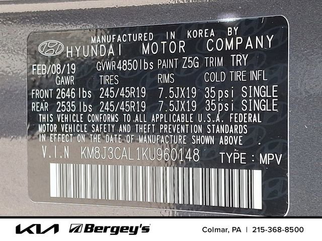 Used 2019 Hyundai Tucson Night AWD/4WD image 31