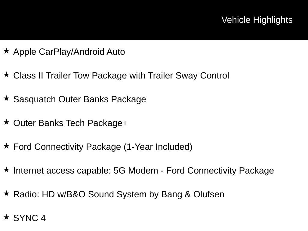 New 2026 Ford Bronco Sport Outer Banks w/ Sasquatch Outer Banks Package AWD/4WD image 7