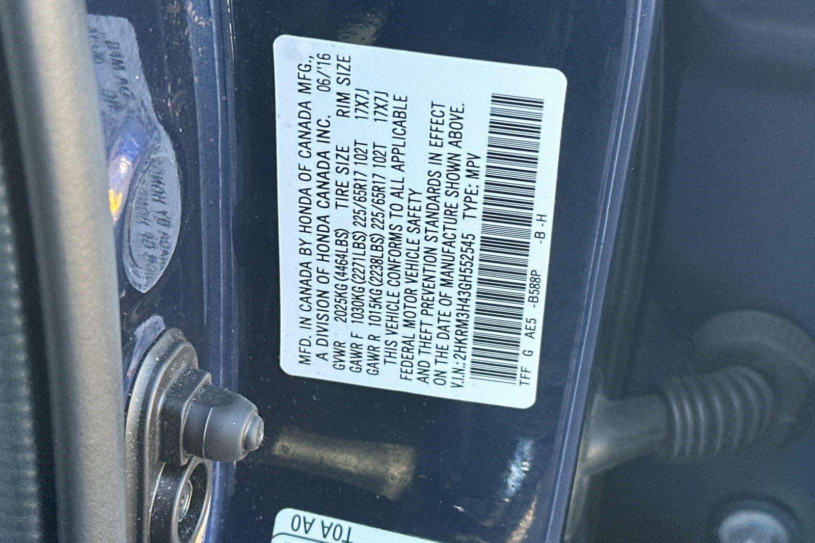 Used 2016 Honda CR-V SE image 27