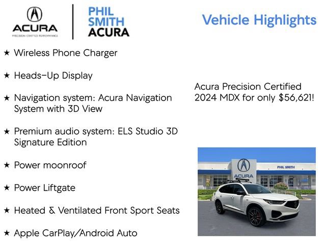 Certified 2024 Acura MDX Type S AWD/4WD image 5