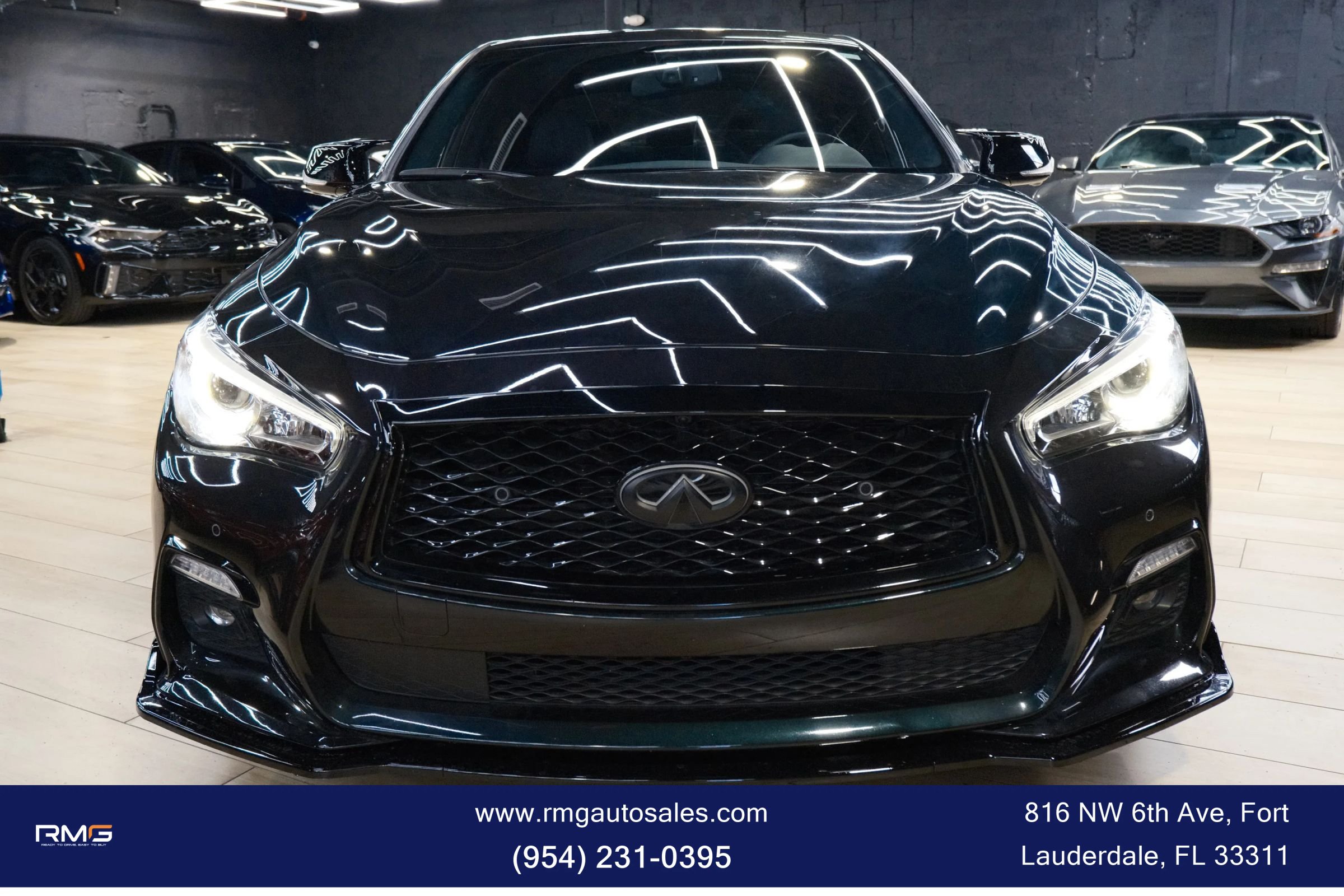 Used 2024 INFINITI Q50 Red Sport 400 w/ Black Opal Edition AWD/4WD image 2