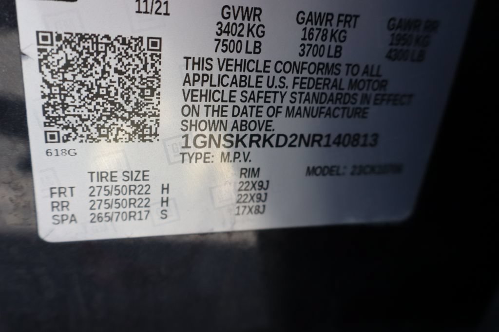 Used 2022 Chevrolet Tahoe RST AWD/4WD image 37