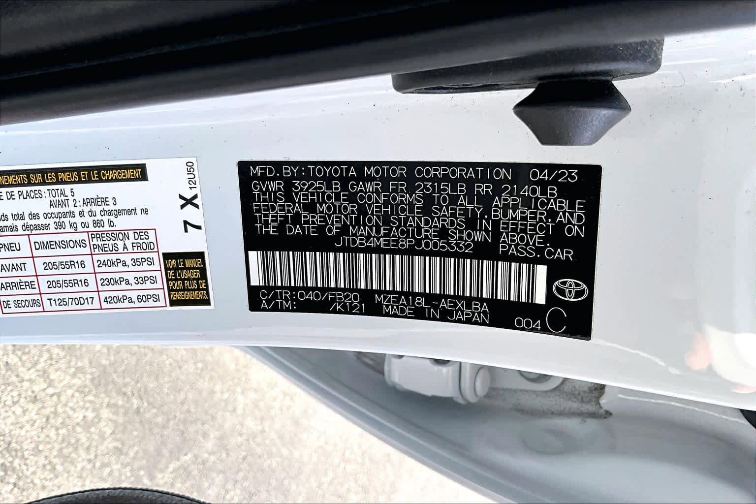Used 2023 Toyota Corolla LE w/ Carpet Mat Package (TMS) FWD image 35