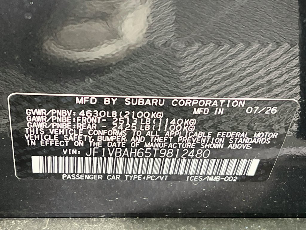 New 2026 Subaru WRX w/ WRX Base Protection Package AWD/4WD image 23