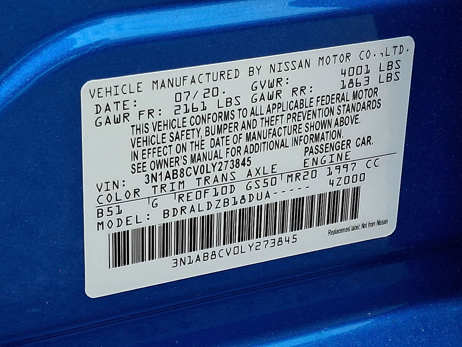 Used 2020 Nissan Sentra SV FWD image 38