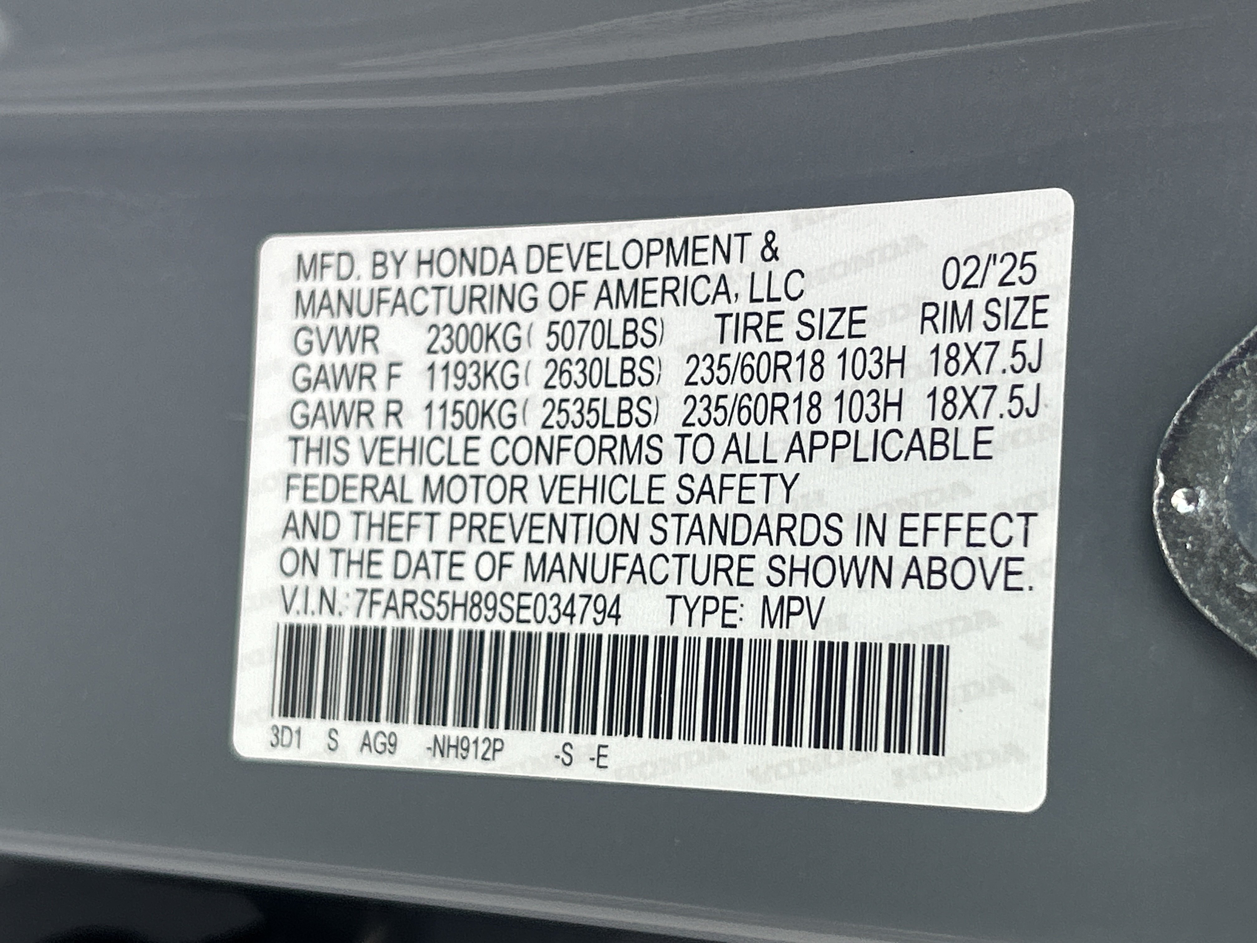 Certified 2025 Honda CR-V Sport-L image 36