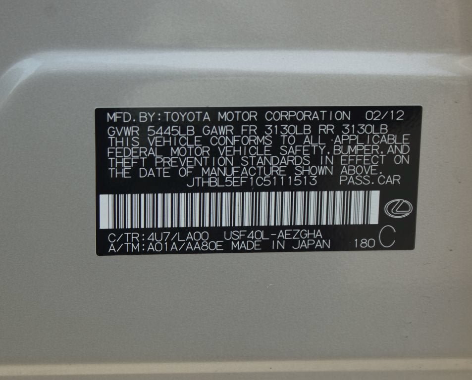 Used 2012 Lexus LS 460 w/ Comfort Pkg RWD image 20