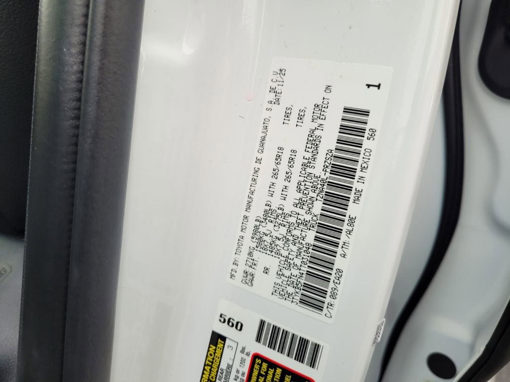 New 2026 Toyota Tacoma TRD Sport RWD image 13