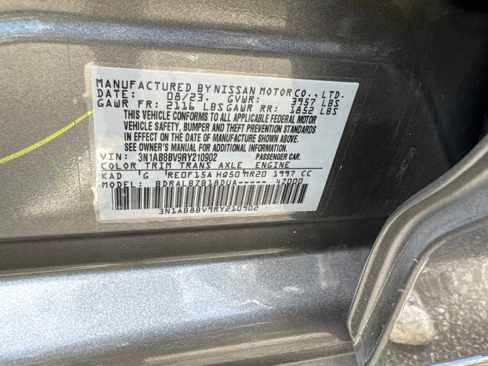 Used 2024 Nissan Sentra S FWD image 31