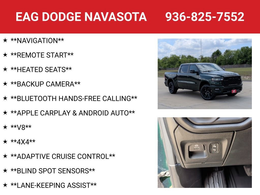 New 2026 RAM 1500 4x4 Crew Cab image 4