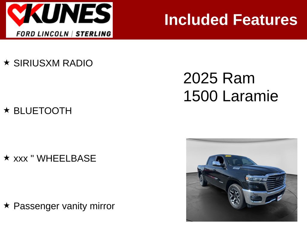 Used 2025 RAM 1500 Laramie AWD/4WD image 3