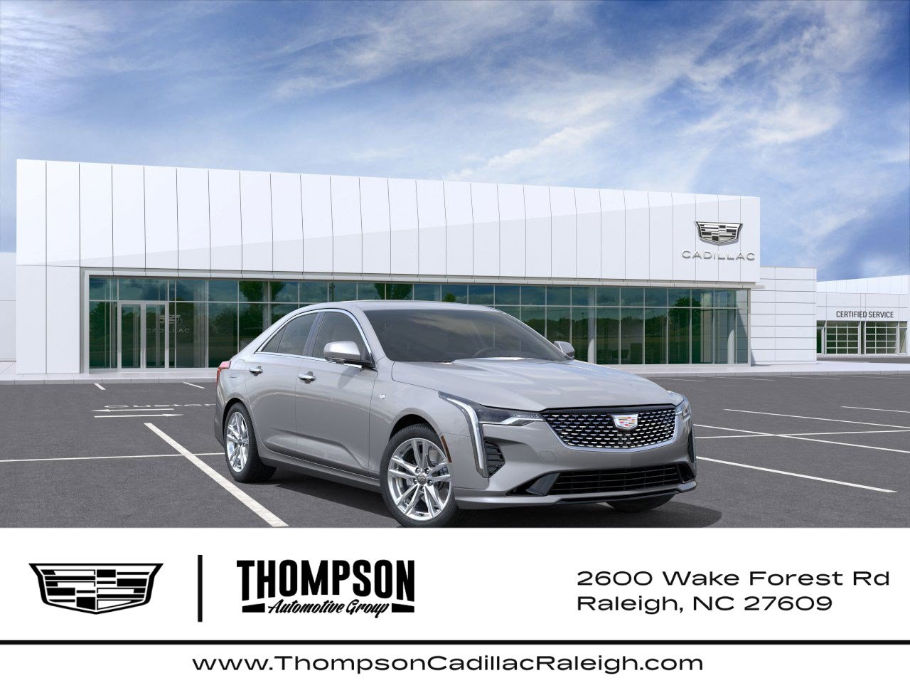 New 2026 Cadillac CT4 Luxury w/ Sun And Sound Package RWD image 1