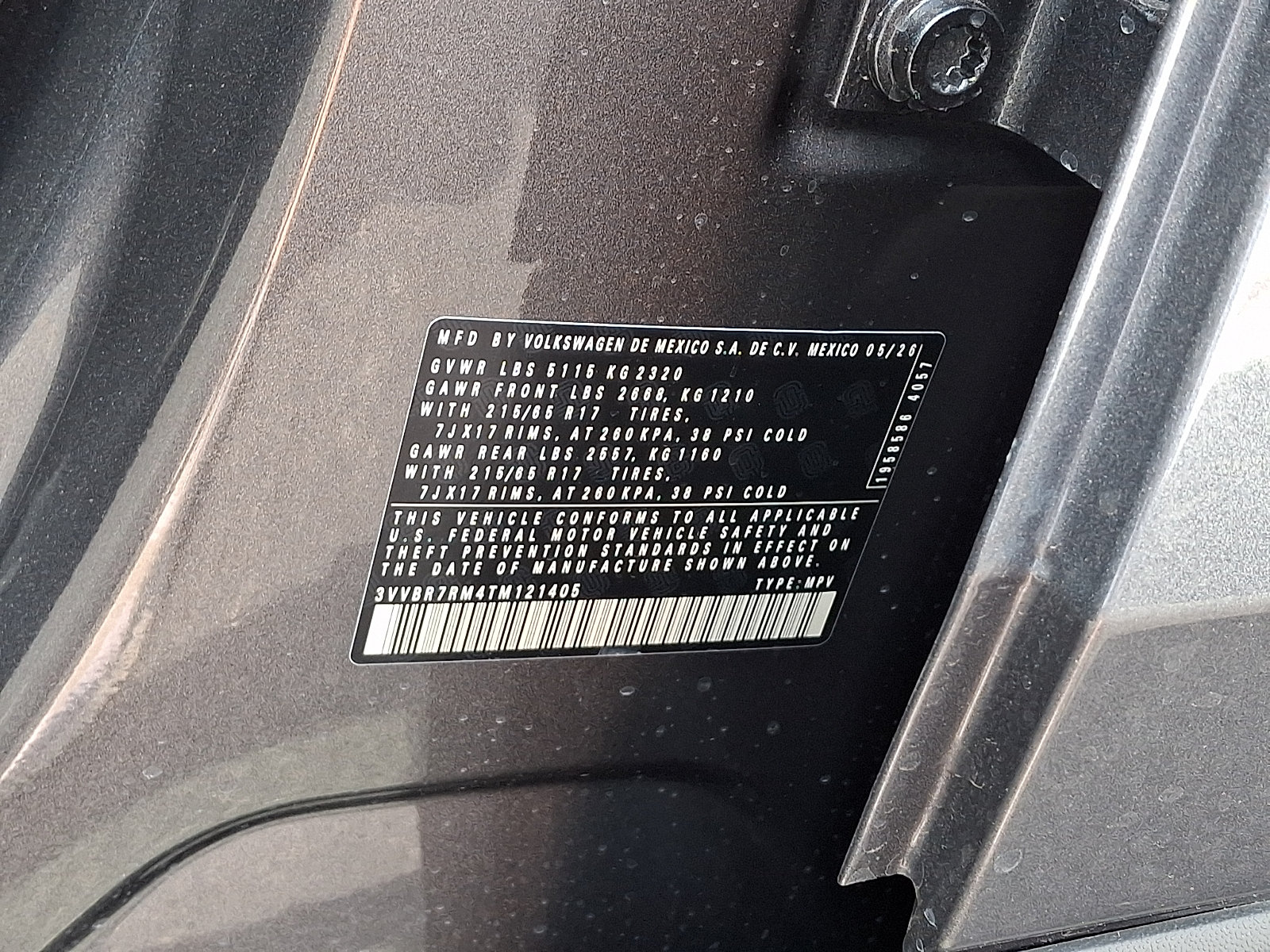 New 2026 Volkswagen Tiguan S AWD/4WD image 18