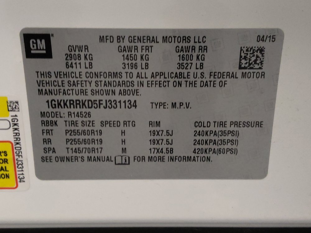 Used 2015 GMC Acadia SLT w/ Open Road Package FWD image 33