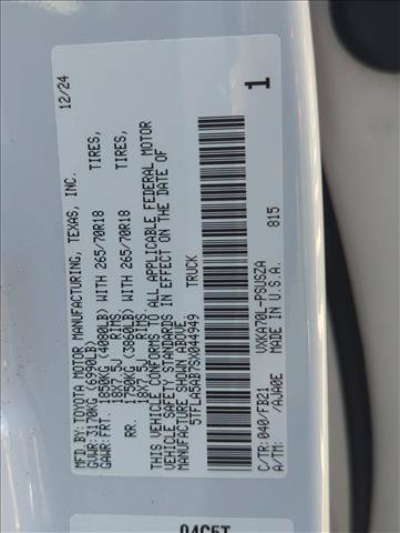 Used 2025 Toyota Tundra SR5 w/ SR5 Convenience Package RWD image 28