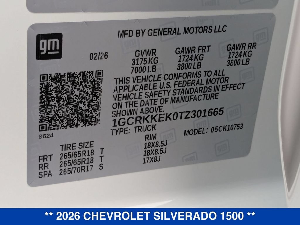 New 2026 Chevrolet Silverado 1500 LT AWD/4WD image 34