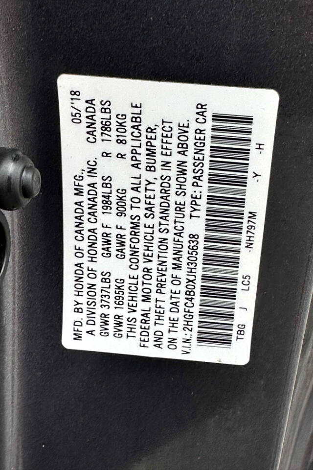 Used 2018 Honda Civic LX-P image 23