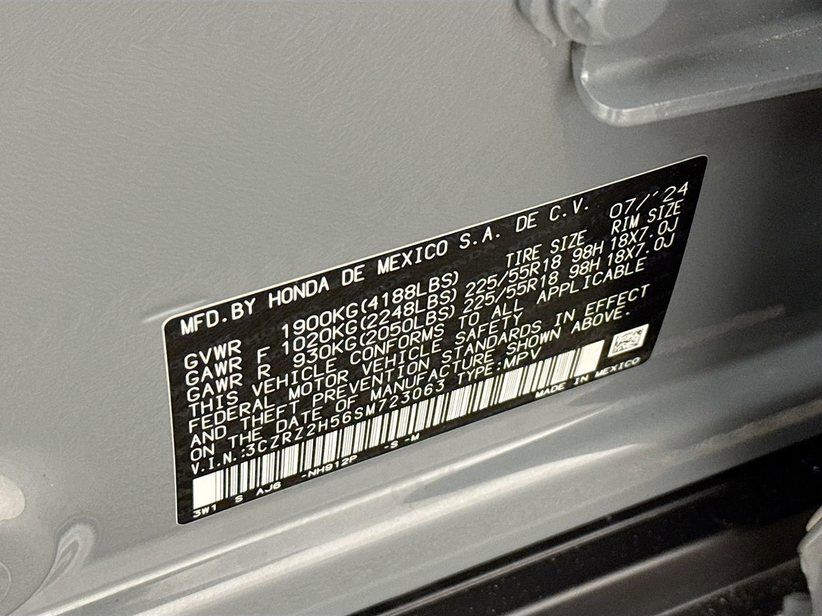 Used 2025 Honda HR-V Sport image 24