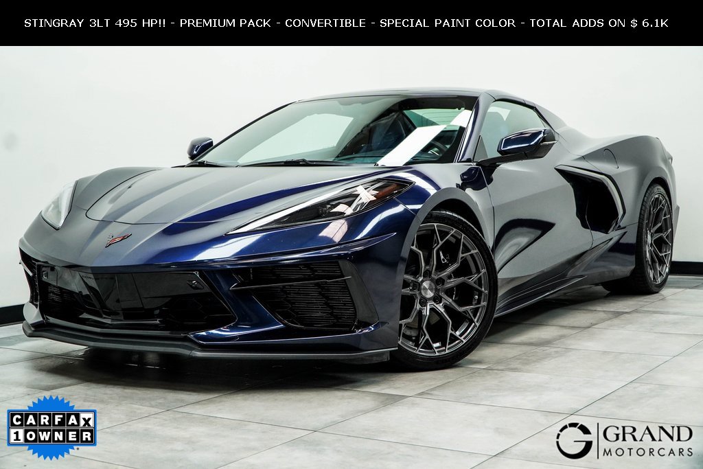 Used 2022 Chevrolet Corvette Stingray Premium Conv w/ Battery Protection Package