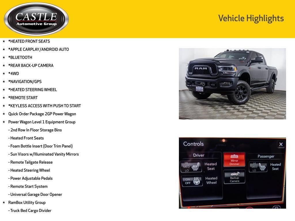 Used 2021 RAM 2500 Power Wagon AWD/4WD image 3