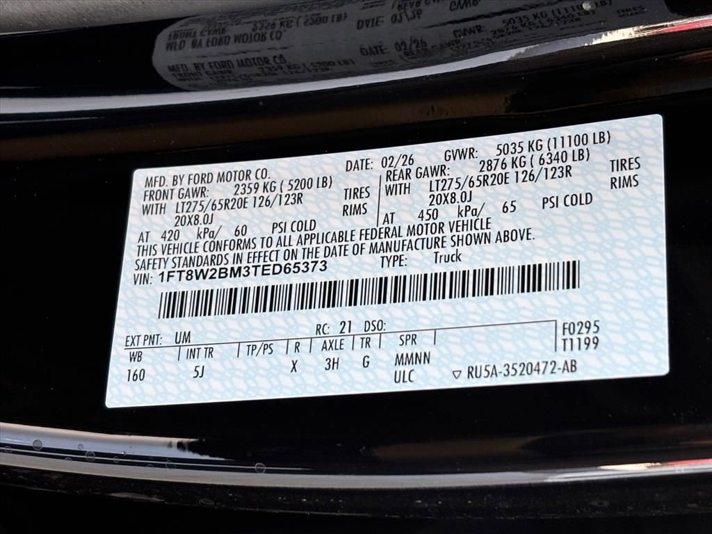 New 2026 Ford F250 Lariat w/ Black Appearance Package AWD/4WD image 30