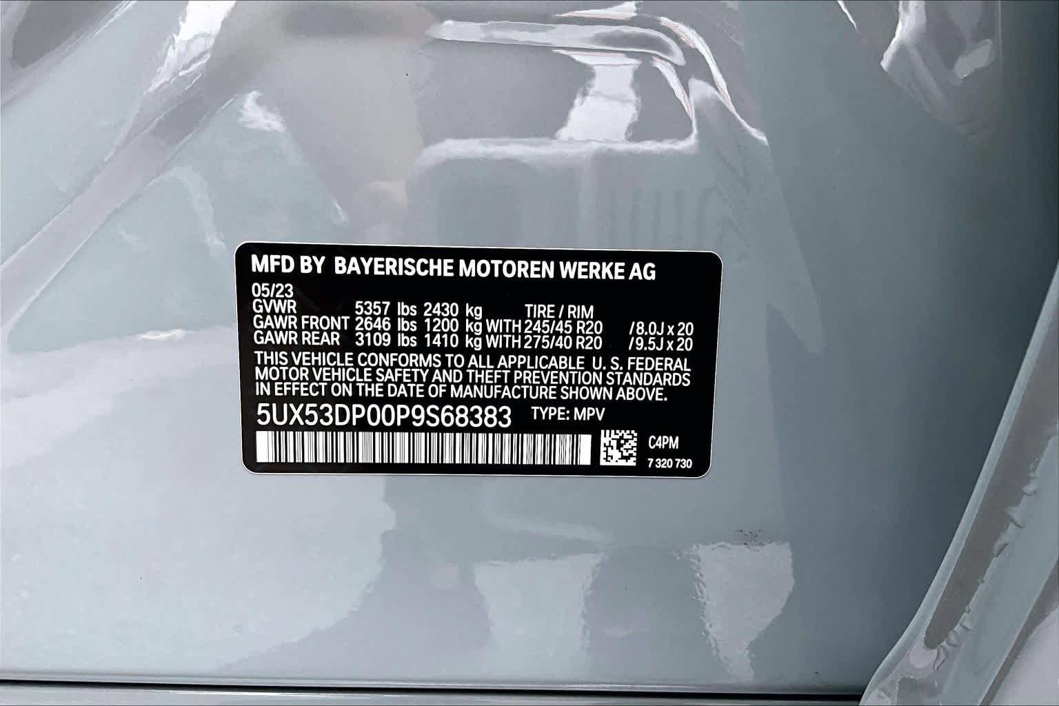 Certified 2023 BMW X3 xDrive30i w/ M Sport Package AWD/4WD image 34