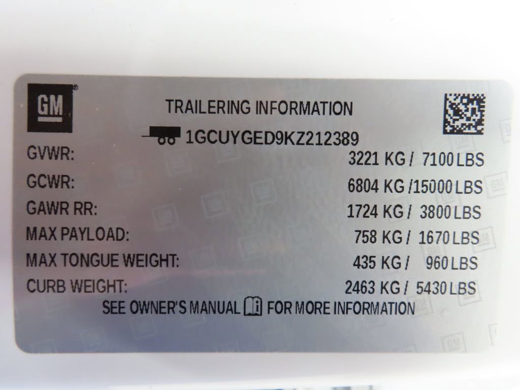 Used 2019 Chevrolet Silverado 1500 LTZ w/ LTZ Plus Package AWD/4WD image 70