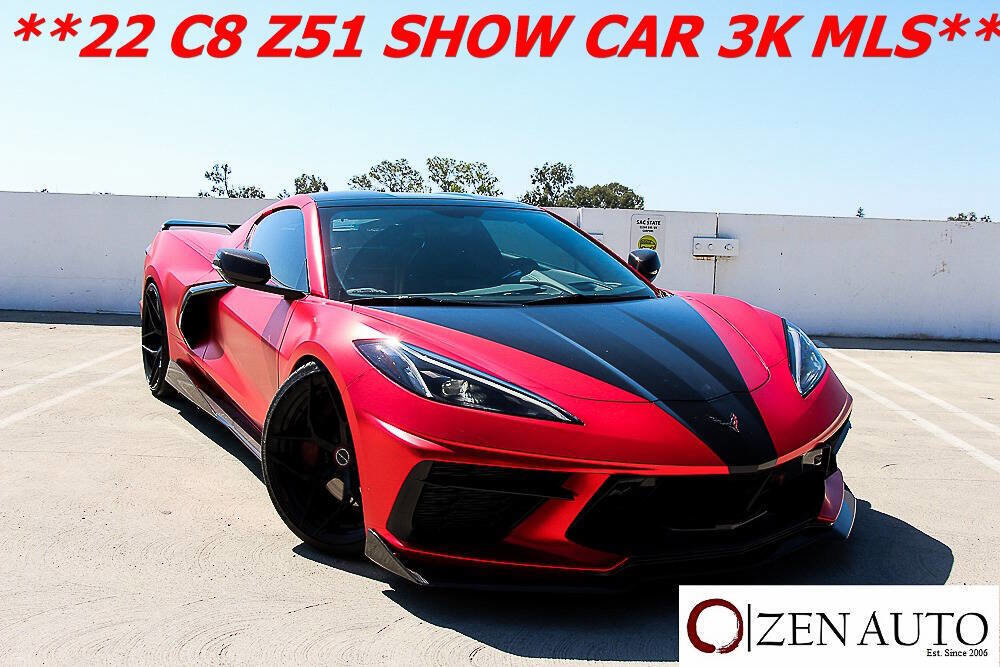 Used 2022 Chevrolet Corvette Stingray 3LT w/ Z51 Performance Package image 1