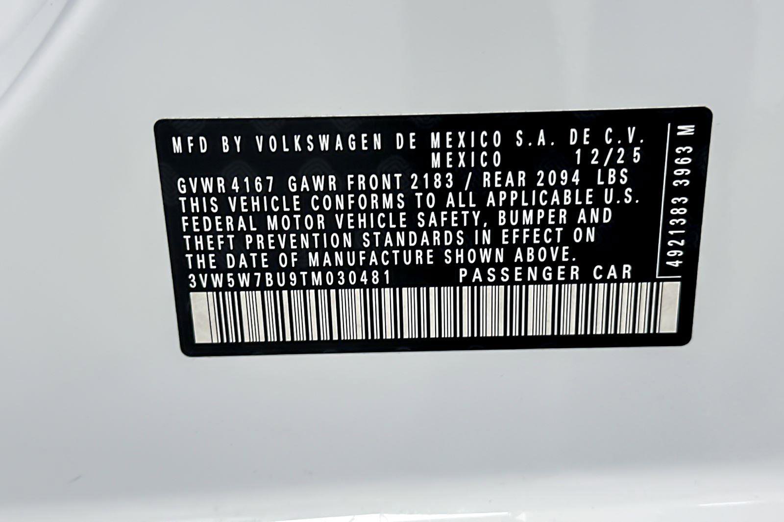 New 2026 Volkswagen Jetta S image 23