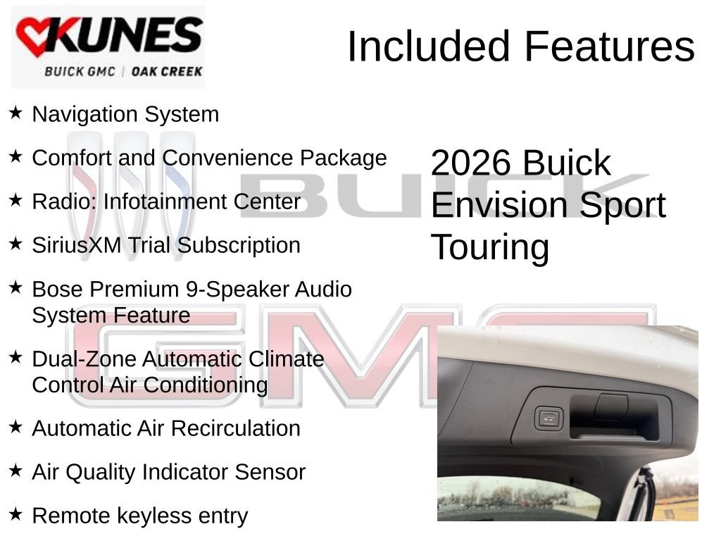 New 2026 Buick Envision Sport Touring AWD/4WD image 2