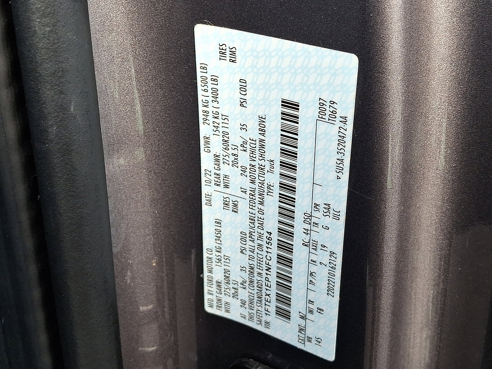 Used 2022 Ford F150 XLT w/ Equipment Group 302A High image 27