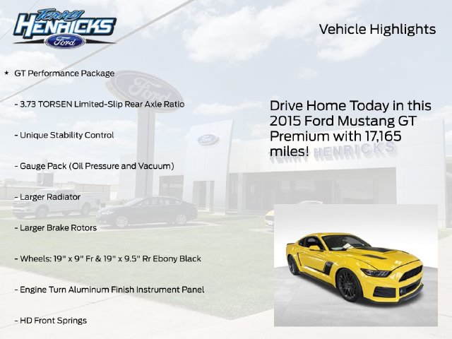 Used 2015 Ford Mustang GT Premium w/ GT Performance Package RWD image 4