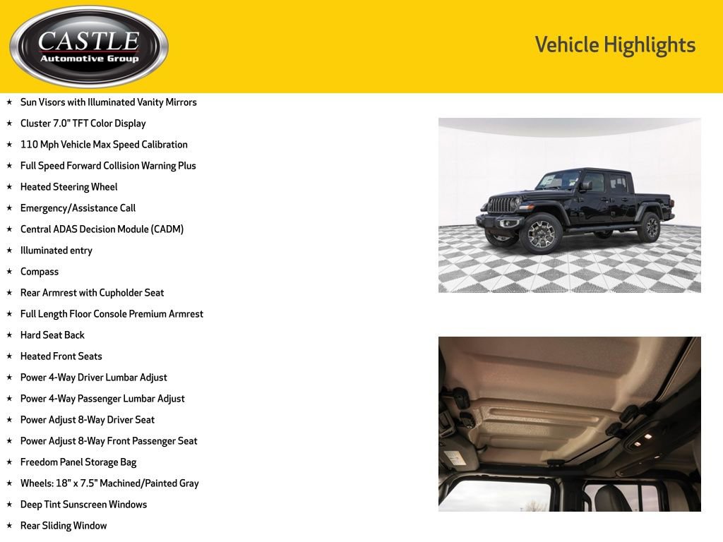 New 2026 Jeep Gladiator Sport AWD/4WD image 14