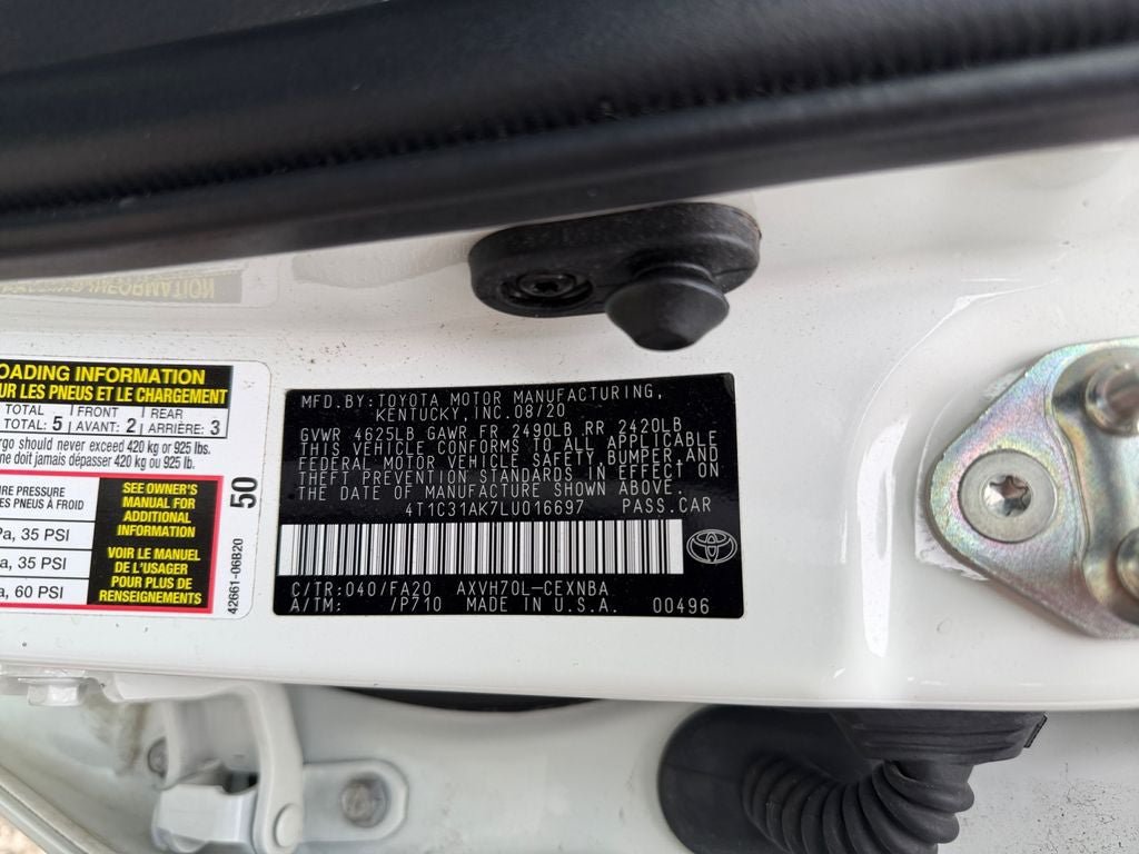 Used 2020 Toyota Camry LE FWD image 37