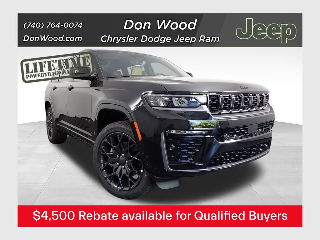 New 2026 Jeep Grand Cherokee L Summit w/ Obsidian Package AWD/4WD image 1