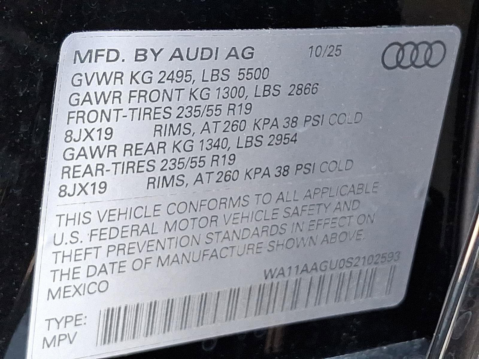 Used 2025 Audi Q5 Premium w/ Convenience Package AWD/4WD image 27